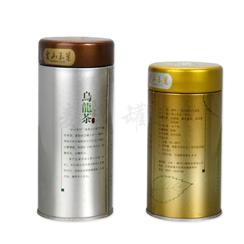 圓形烏龍茶葉鐵皮罐,馬口鐵茶葉罐包裝廠(chǎng)家