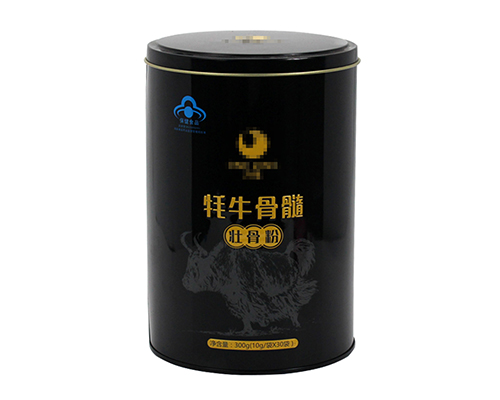 圓形外卷線(xiàn)壯骨粉馬口鐵盒包裝